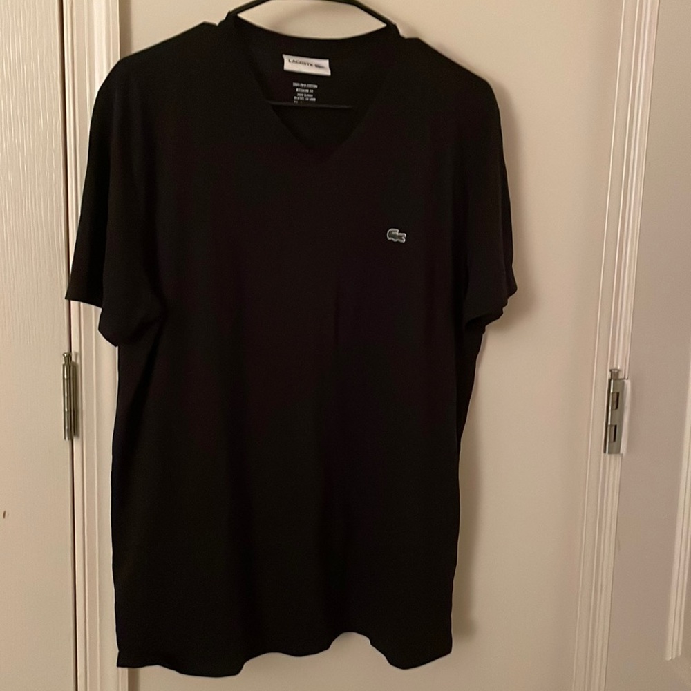 Black Lacoste T Shirt